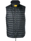 Parajumpers Zipped Padded Gilet In Black