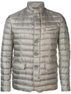 Herno Casual Padded Jacket In Grey