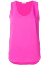 P.a.r.o.s.h Scoop Neck Vest Top In Pink