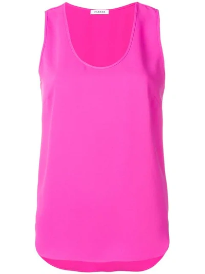 P.a.r.o.s.h Scoop Neck Vest Top In Pink