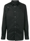 Alexander Mcqueen Brace Detail Shirt In Black