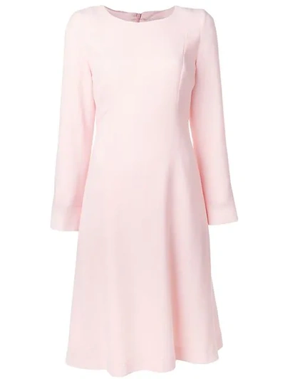 Goat Helena Flared Midi Dress In Pink