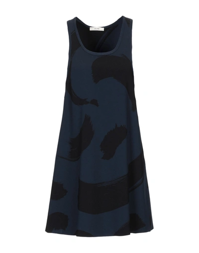 Celine Short Dress In Dark Blue