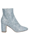 Polly Plume Ankle Boot In Silver