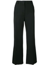 Valentino Tailored High Waisted Trousers In Black