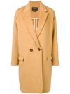 Isabel Marant Oversized Double-breasted Coat In Neutrals