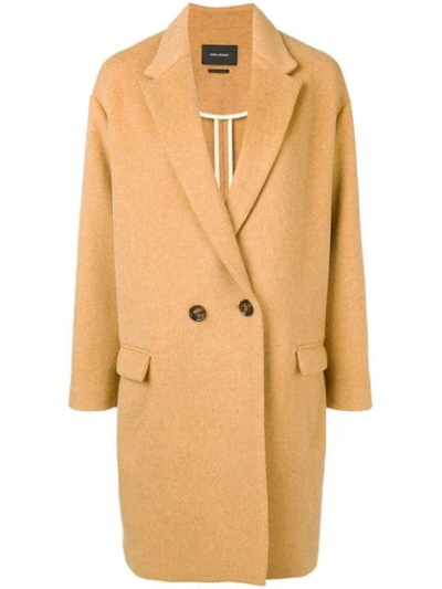 Isabel Marant Oversized Double-breasted Coat In Neutrals