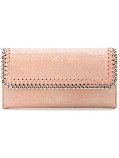 Stella Mccartney 'falabella' Portemonnaie In Rose-pink