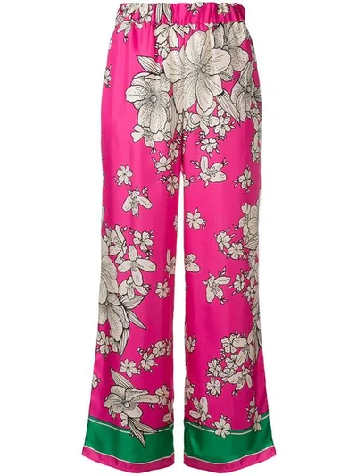 P.a.r.o.s.h Straight Leg Trousers In Pink