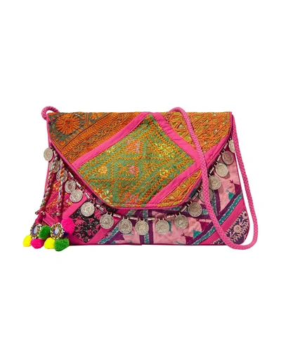 Antik Batik Handbag In Fuchsia