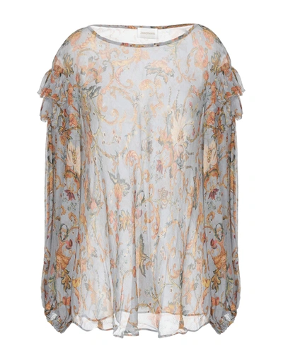 Zimmermann Blouse In Grey