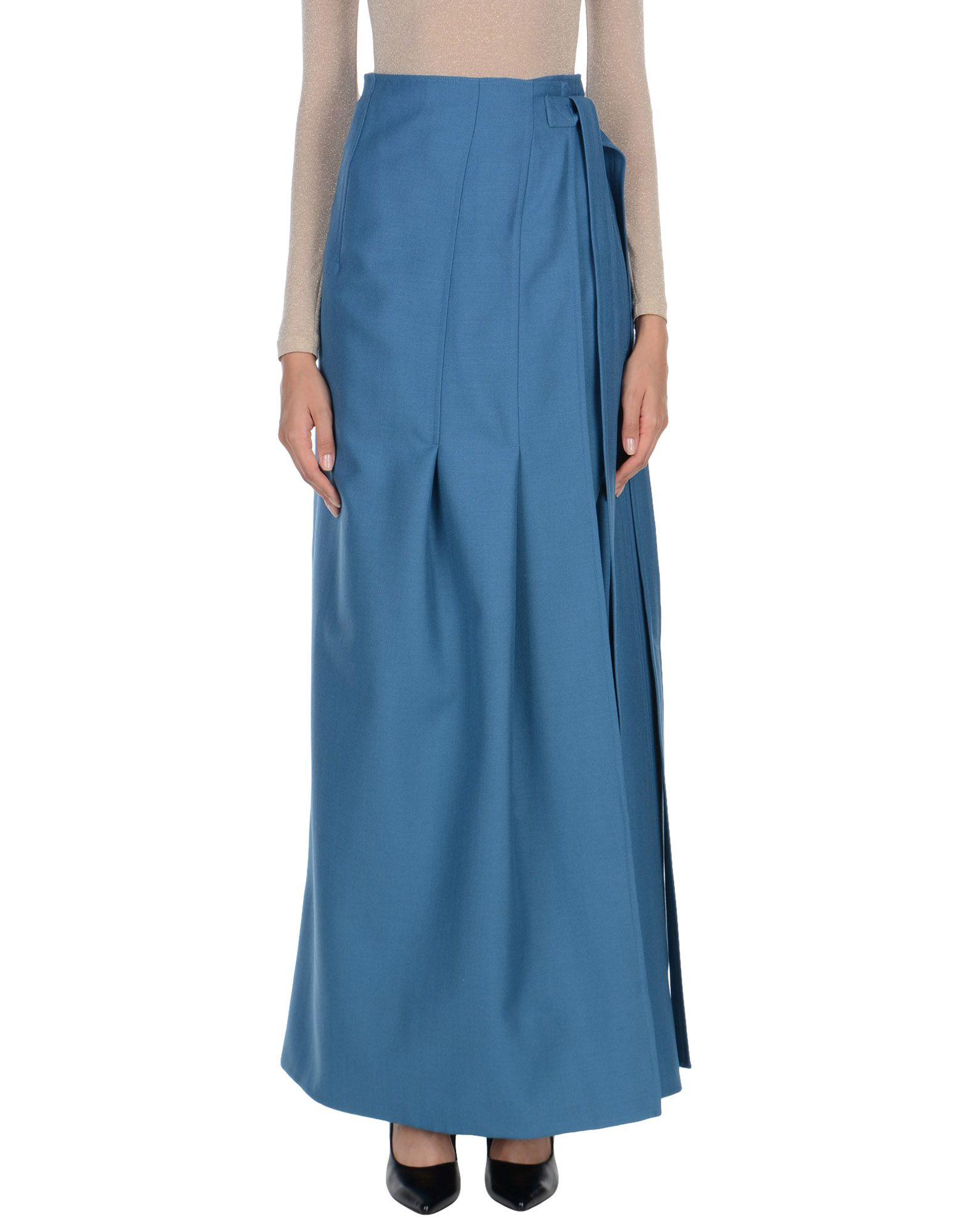 Celine Maxi Skirts In Pastel Blue ModeSens