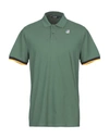 K-way Polo Shirt In Green