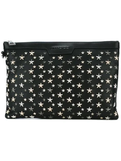 Jimmy Choo 'derek' Clutch In Black