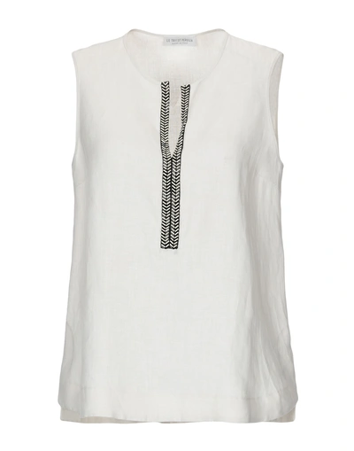 Le Tricot Perugia Top In Ivory