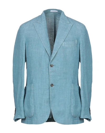 Boglioli Blazer In Slate Blue