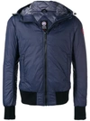 Canada Goose Dore Hooded Shell Down Jacket In Blue