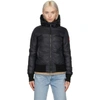 Canada Goose Dore Hooded Shell Down Jacket In 61 Black