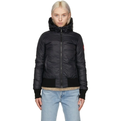 Canada Goose Dore Hooded Shell Down Jacket In 61 Black