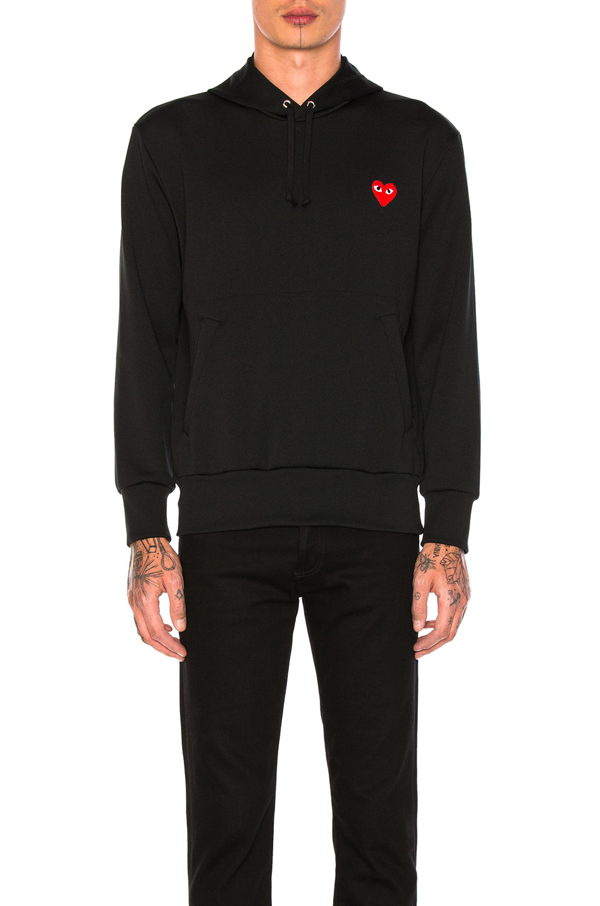 Comme Des Garçons Pullover Hoodie Sweatshirt In Black | ModeSens