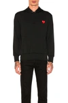 Comme Des Garçons Pullover Hoodie Sweatshirt In Black