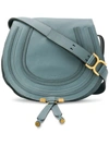 Chloé Marcie Shoulder Bag In Blue