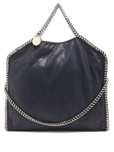 Stella Mccartney Falabella Faux-suede Shoulder Bag In Black