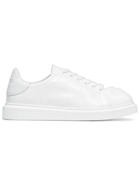 versace medusa sneakers white