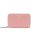 Gucci Small Zip-around Wallet In 粉色