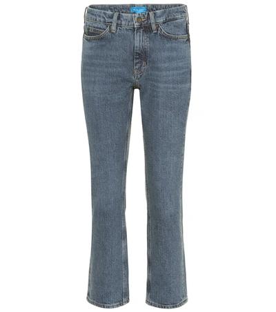 M.i.h. Jeans Daily Crop High-rise Straight Jeans In Blue