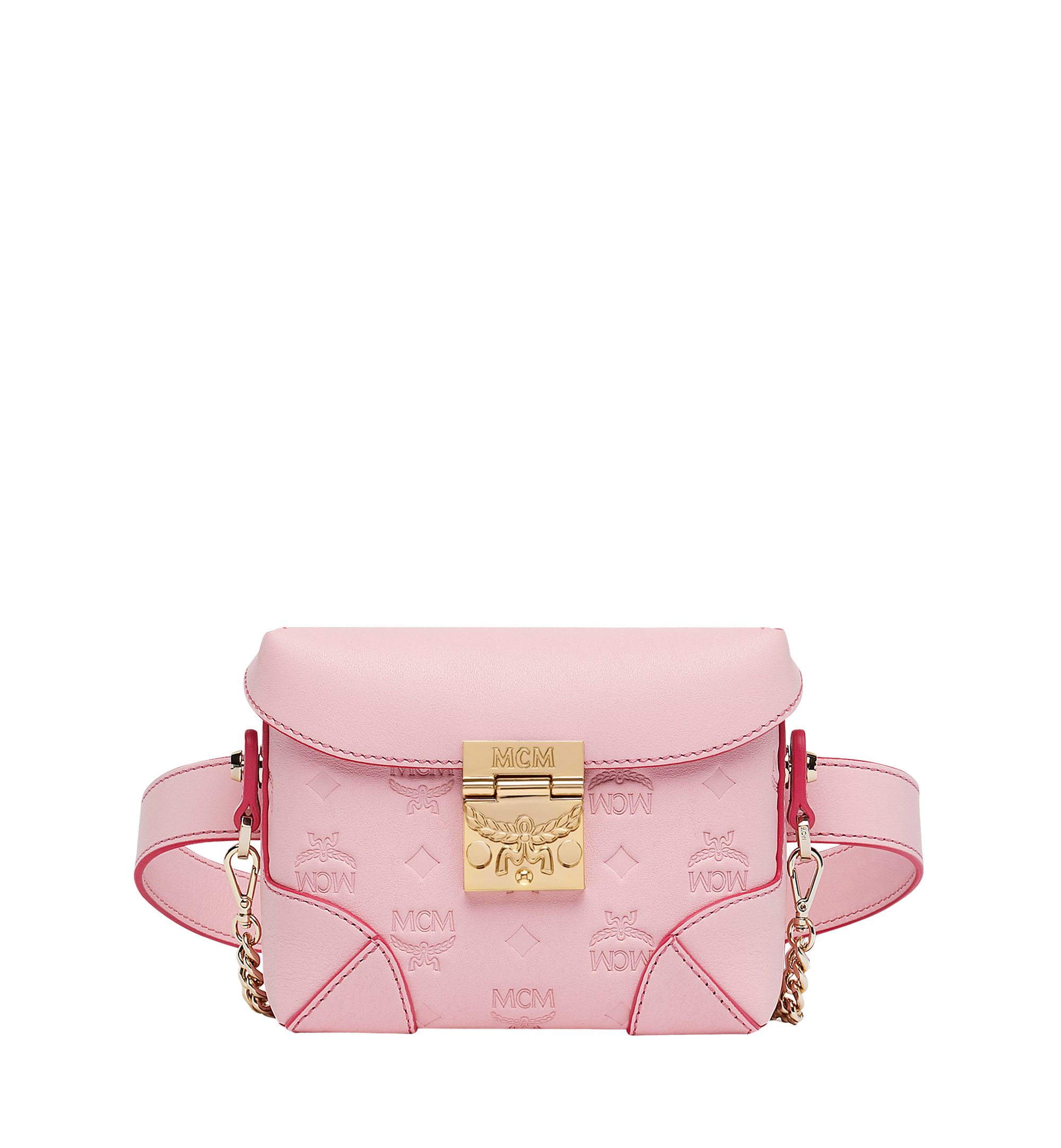 Mcm Soft Berlin Belt Bag In Monogram Leather In Qb ModeSens