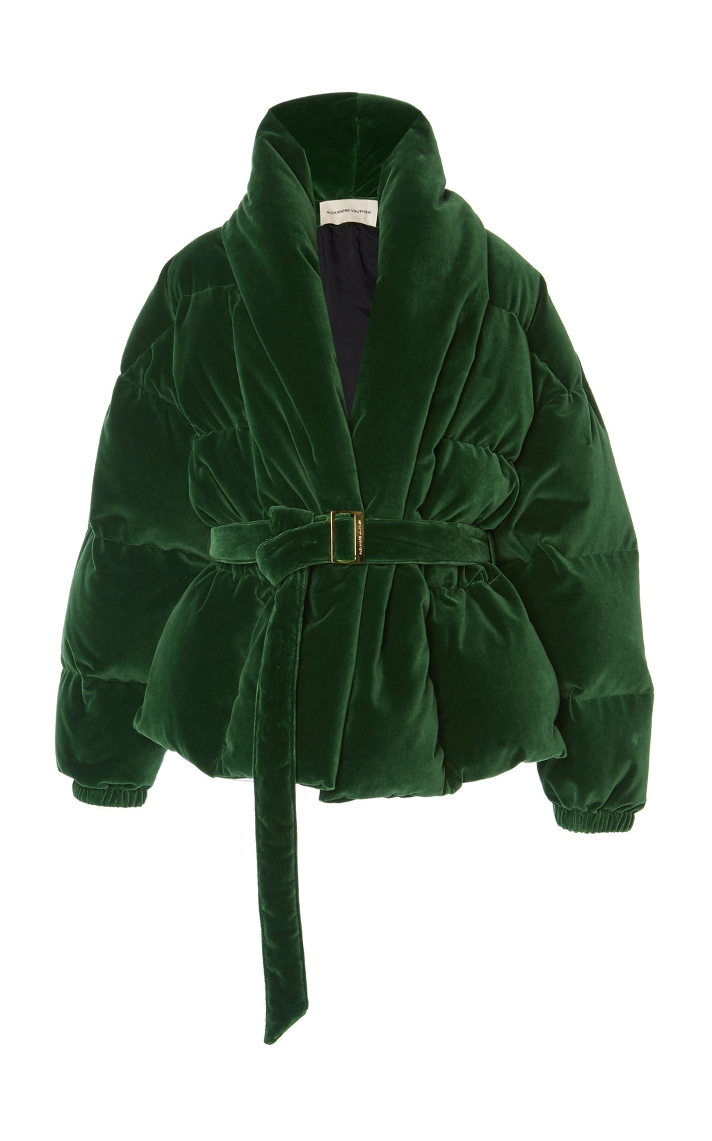 alexandre vauthier green velvet dress Velvet dress
