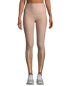 Beyond Yoga Alloy Ombre High-waist Midi Legging In Brazen Blush