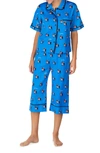 Kate Spade Antoine French Bulldog Crop Pajama Set