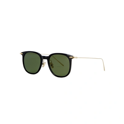 Linda Farrow Luxe Black Square-frame Sunglasses