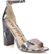 Sam Edelman Yaro Ankle Strap Sandal In Wild Lavender Multi