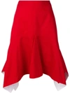 Calvin Klein 205w39nyc Flared Skirt In Red