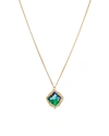 Kendra Scott Kacey Pendant Necklace, 28 In Rose Gold/ Abalone Shell