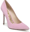 Sam Edelman Women's Danna Stiletto High-heel Pumps In Pink Orchid Suede