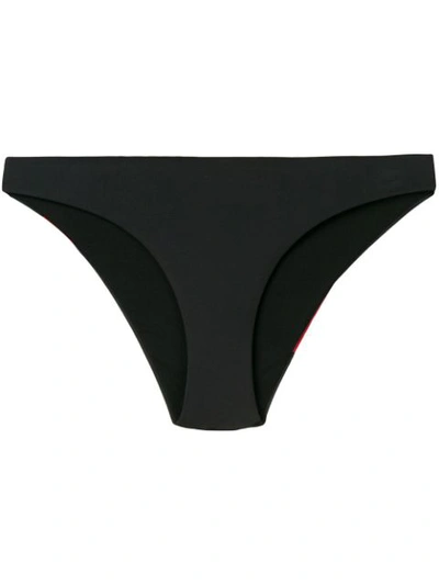 Dsquared2 Dsquared Back Print Logo High Leg Briefs In Black