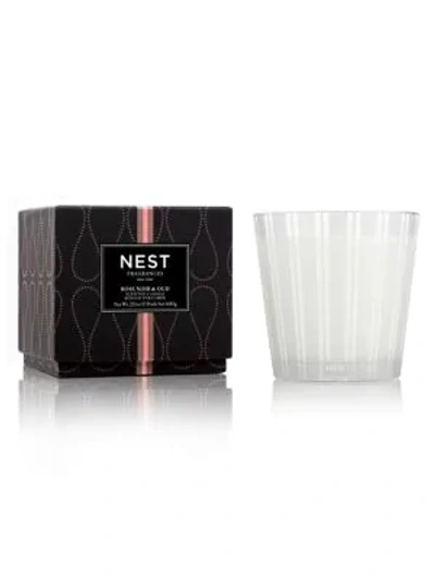 Nest Fragrances Rose Noir & Oud Three-wick Candle