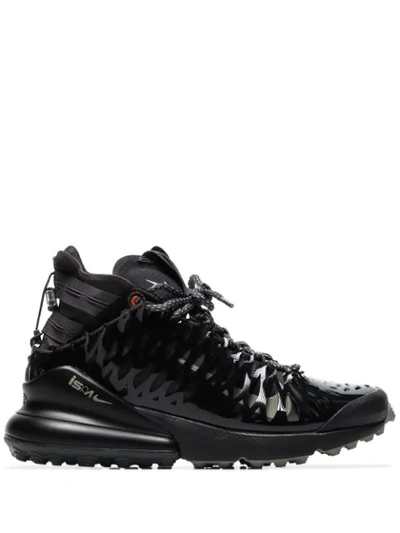 Nike Black Ispa Air Max 270 High Top Sneakers In Black