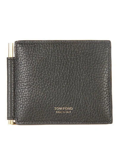Tom Ford T-line Bifold Wallet In Black