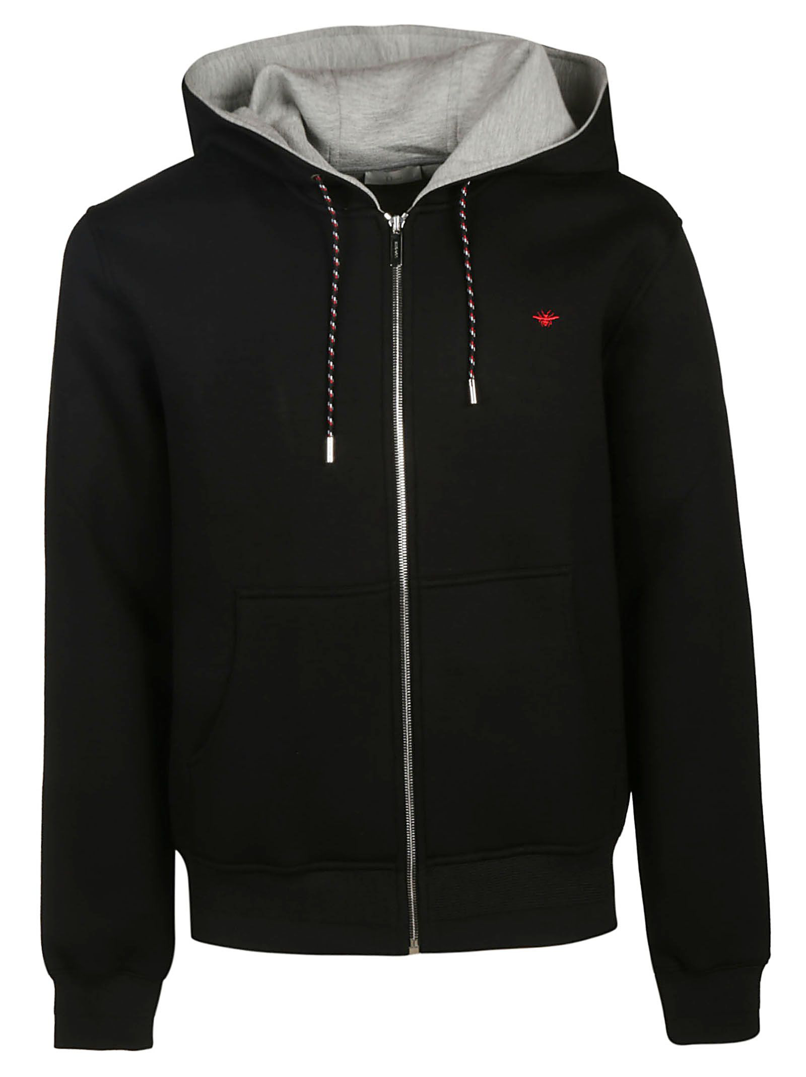 Dior Bee Embroidered Hoodie In Black ModeSens