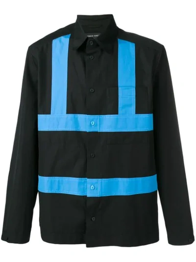 Craig Green Contrast Panel Shirt In Black