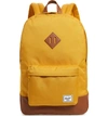 Herschel Supply Co Heritage Backpack - Yellow In Arrow Wood