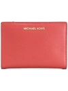 Michael Michael Kors Compact Purse In Orange