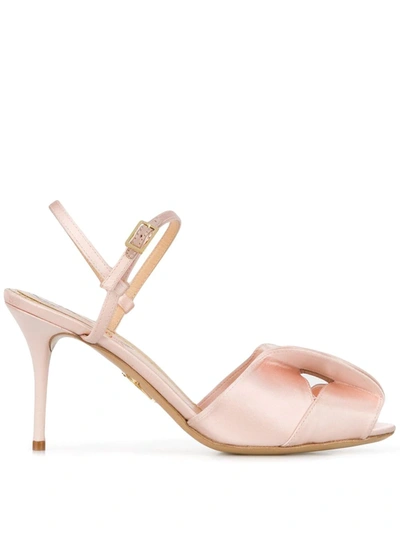Charlotte Olympia Drew Slingback Sandals In Pink