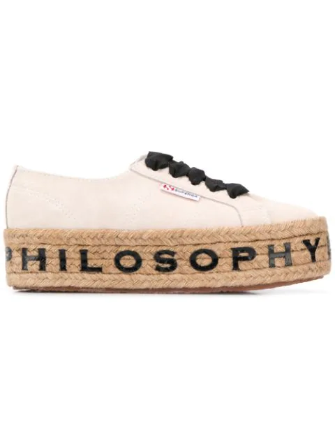 Superga X Philosophy Di Lorenzo Serafini Sneakers In White | ModeSens