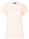 Antonelli V-neck T-shirt In Neutrals